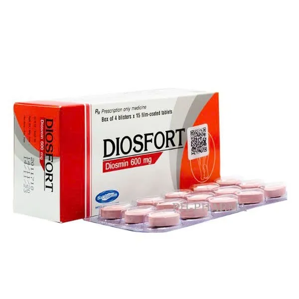 Diosfort 600mg Savi (H/60v) – Hỗ trợ điều trị trĩ và suy tĩnh mạch mạn hiệu quả